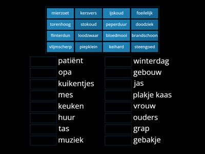 Praathuis C1 adjectieven