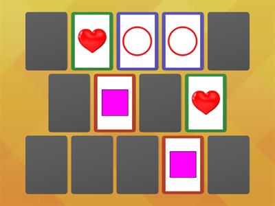 Shapes - triangle, square, circle, heart