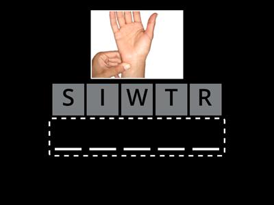 GWO Pre-Int 1 1C body parts