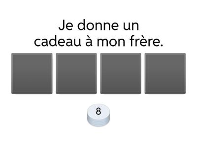  Identifie les COI dans chaque phrase J