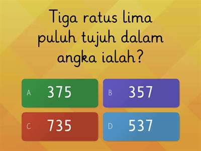 Ulangkaji Matematik Tahun 2 (Nombor bulat - Darab)