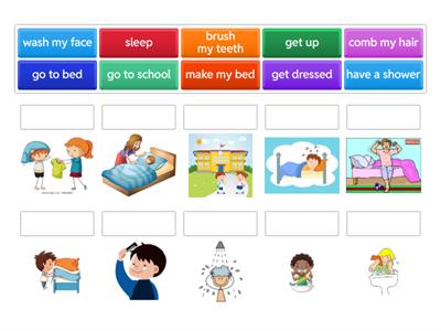 Daily routines - High Five 1