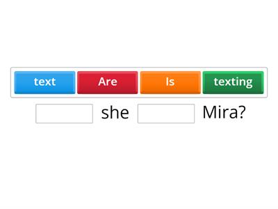 Complete the questions 