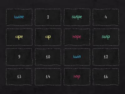 Closed & Silent-e Memory