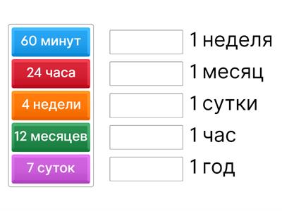 Единицы времени