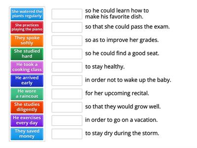 Purpose clauses