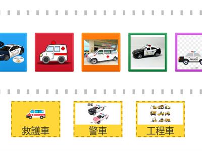 常見大眾交通工具-功能車-speed sorting