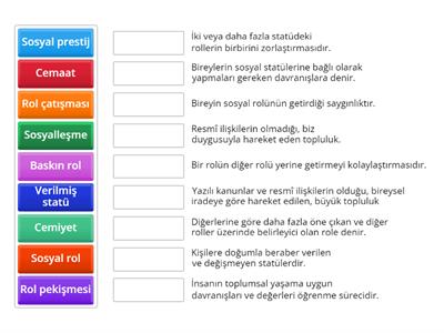 Sosyoloji 11 YKS- ORTAÖĞRETİM