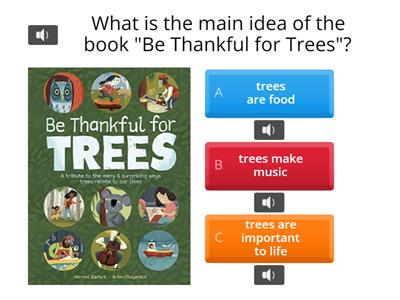 Be Thankful for Trees