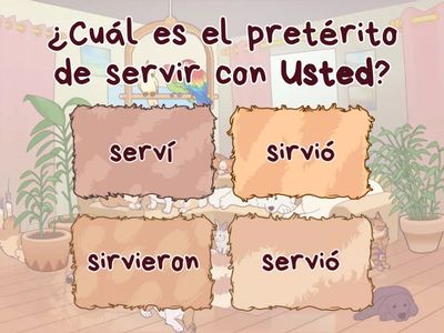 Practice Preterite Stem-Changing Verbs