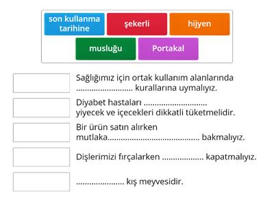 3.Sınıf Hayat bilgisi-Sağlıklı Hayat