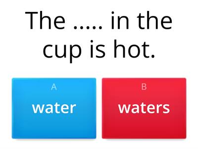 Quantifiers, countable & uncountable nouns