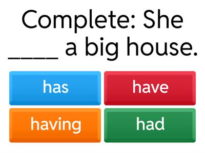 English Grammar Quiz