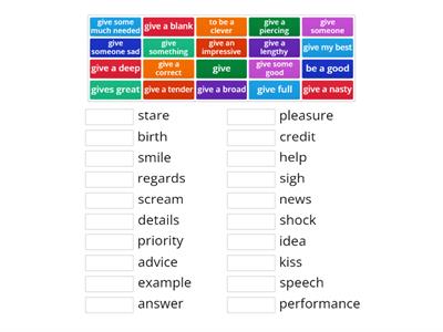 FCE I3-I4 M3 U9 Give collocations #3.