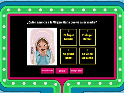 La Virgen María. Actividad de evaluación