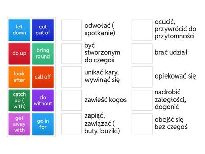 phrasal verbs matura