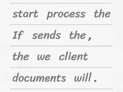1st Conditional - structure