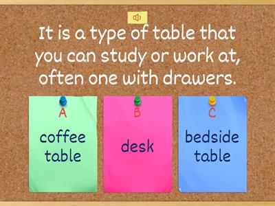 Bloggers 1 Unit 4AB - Vocab quiz