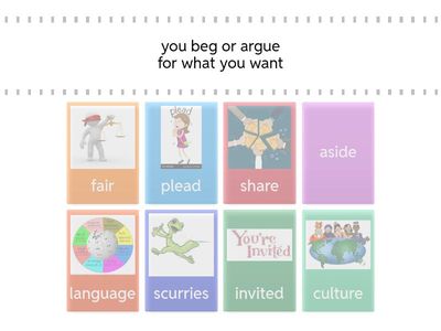 Unit 1 Text Set 1 Wonders Vocabulary Grade 2