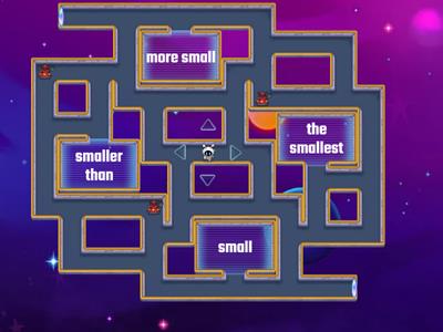 Comparatives and Superlatives - Maze Chase