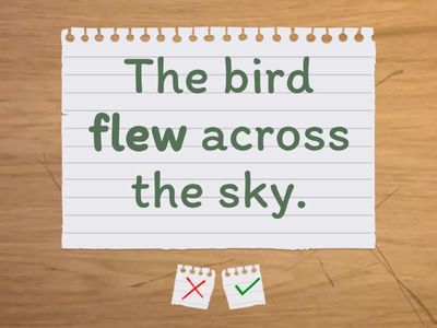 Past Simple Questions (Irregular) Answers --> to Questions