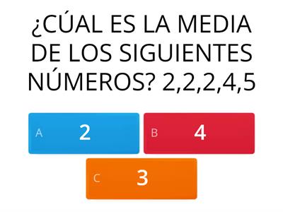 MEDIA, MEDIANA Y MODA