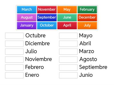 Months of the Year