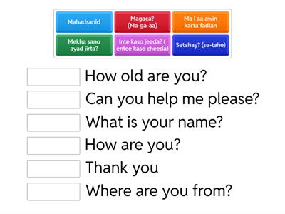 Somali language game