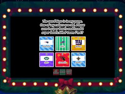 NFL TEAM TRIVIA