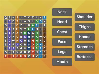 Search the body part