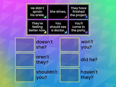 Question Tags - Match!