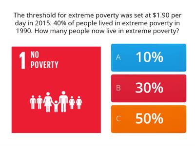 7.8 Sustainable Development Goals Quiz