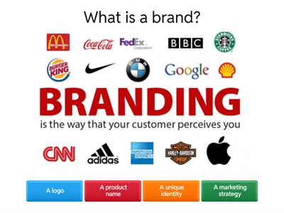 BTEC Business Branding Quiz