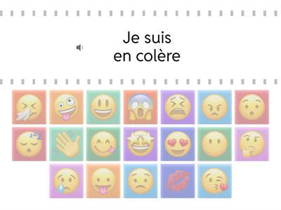 Les émojis en français avec audio