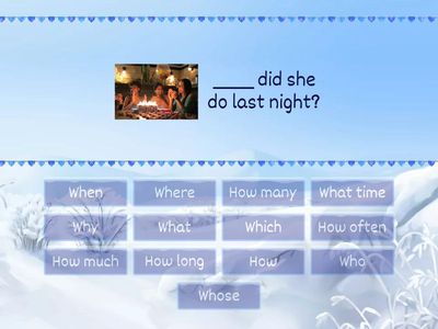 Question words Practice