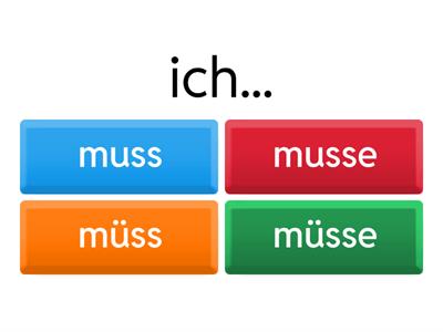 das Leben A1 E12 Modalverb "müssen" - Konjugation
