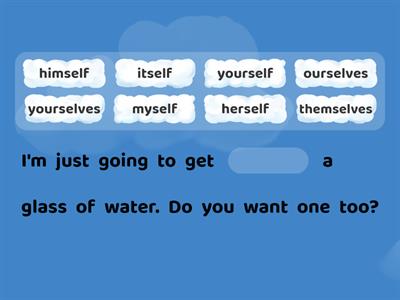 Complete the Sentences (Reflexive Pronouns)