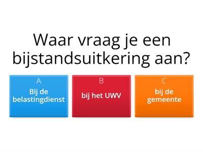 KNM 6.7 Quiz uitkeringen