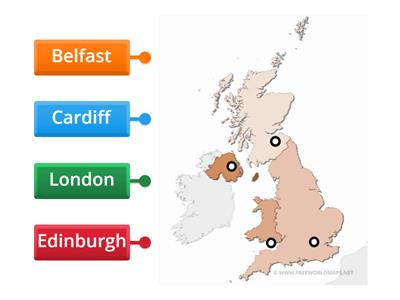 Capital cities of the UK