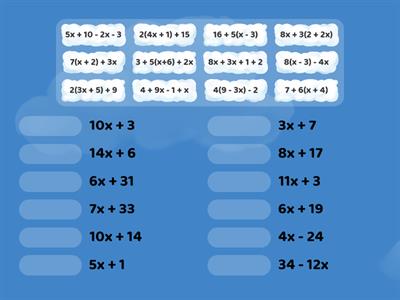 Combining Like Terms