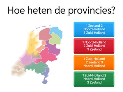 KNM geografie provincies