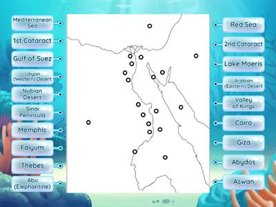 Ancient Egypt Map 3