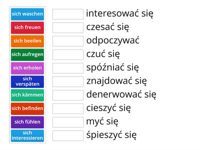 czasowniki zwrotne Meine Deutschtour 7