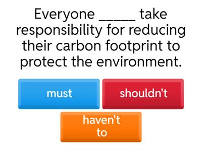 Should, have to, must