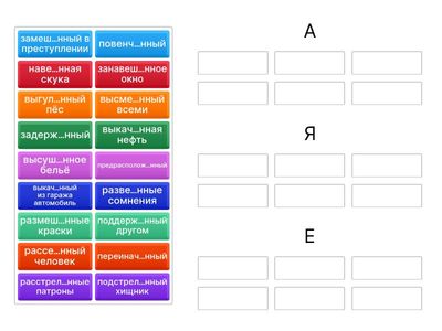 Страдательные причастия прошедшего времени