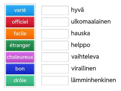 Studeo 8: 2.1. adjektiiveja