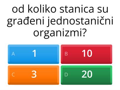 građa i organiziranost živih bića