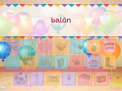 Palabras con la letra b