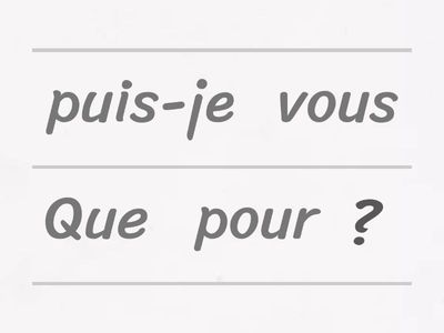 Prendre une commande