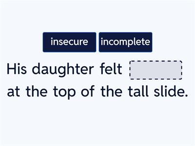 Wilson 5.4 Sentence completion